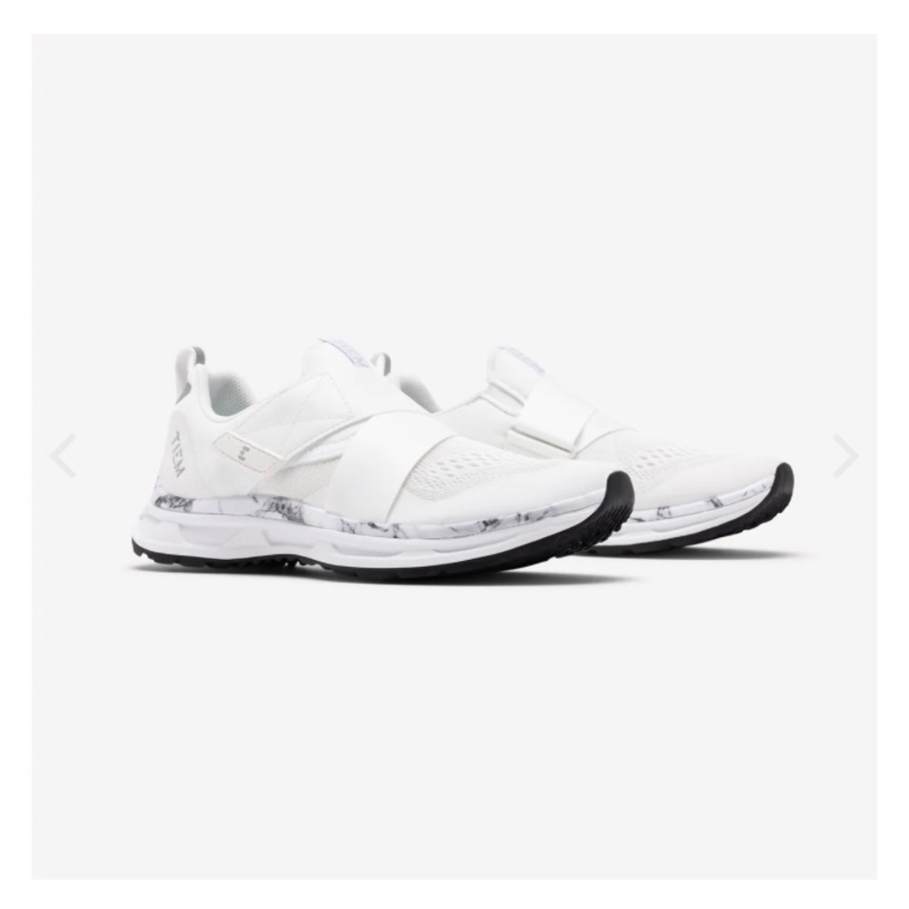 TIEM Slipstream - White Marble Spin Shoes
